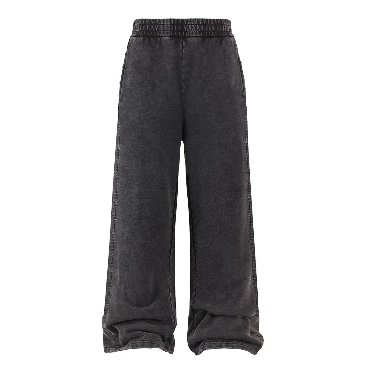 Cotton Sweatpants Loose Fit Elastic Waist Casual Lounge Pants