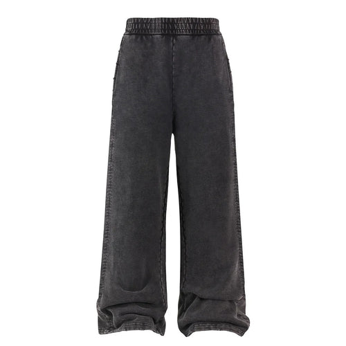 Cotton Sweatpants Loose Fit Elastic Waist Casual Lounge Pants