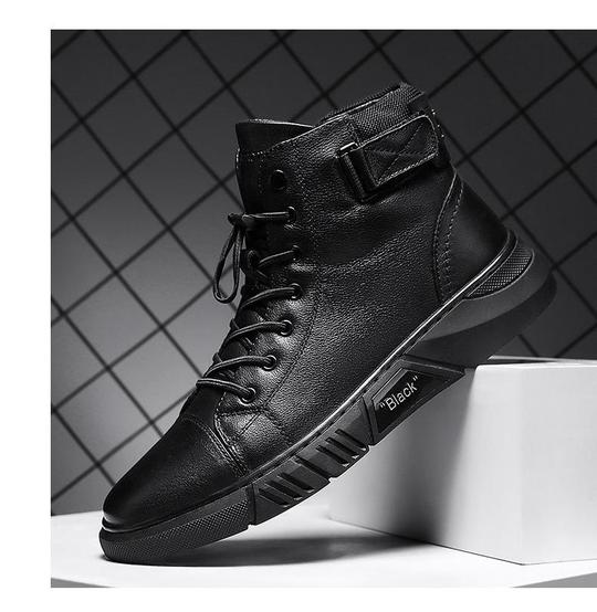 Men's Leather Boots – Rugged Lace-Up Ankle Boots