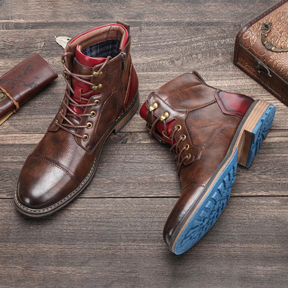 Men's Ankle Boots – Casual Lace-Up Chukka Boots