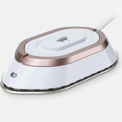Mini dual-voltage travel iron with ceramic soleplate