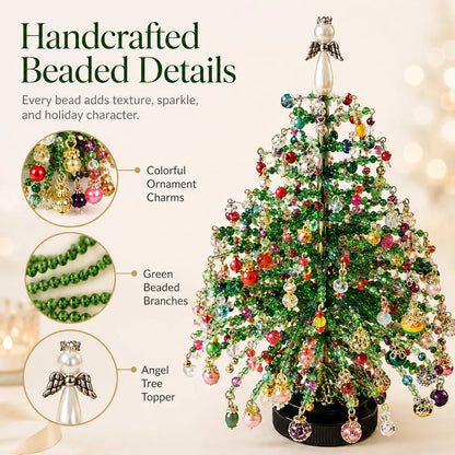 DIY Beaded Christmas Tree Kit – Bead Art Craft Set