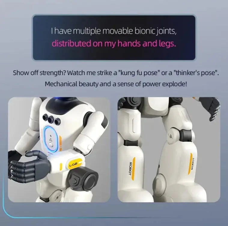 Interactive Humanoid Robot – Gesture & Remote Control Toy Robot