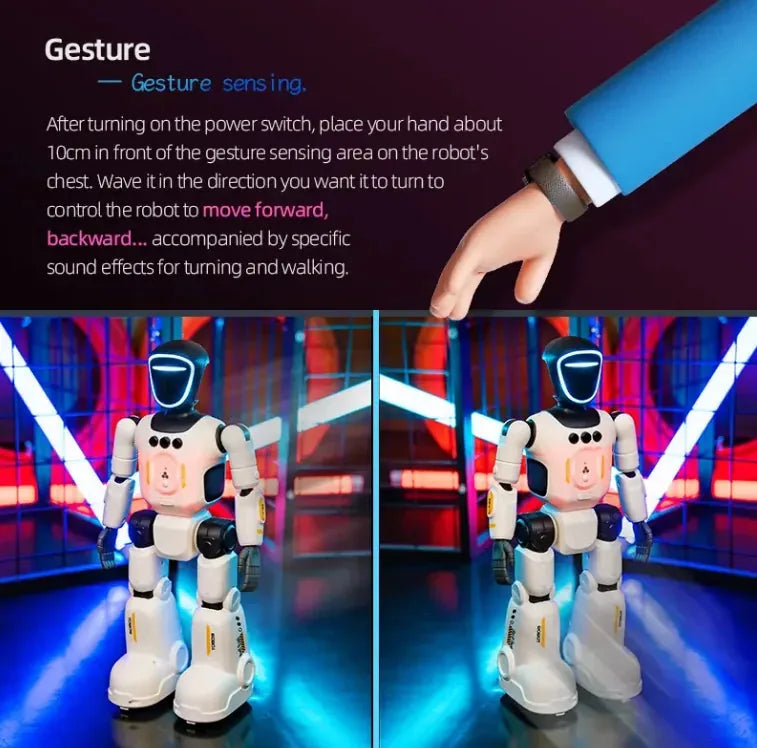 Interactive Humanoid Robot – Gesture & Remote Control Toy Robot