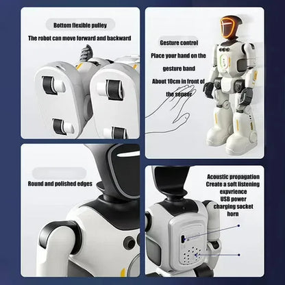 Interactive Humanoid Robot – Gesture & Remote Control Toy Robot