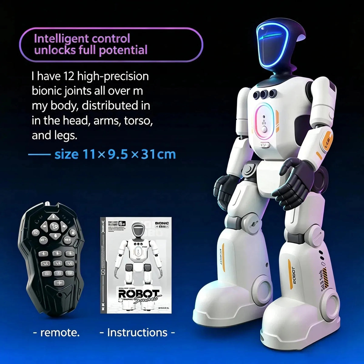 Gesture control robot toy