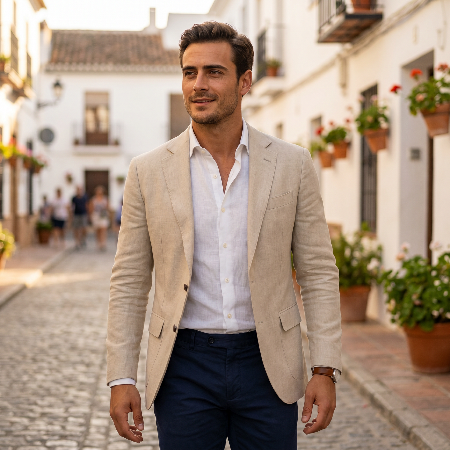 Men's spring blazer colour option