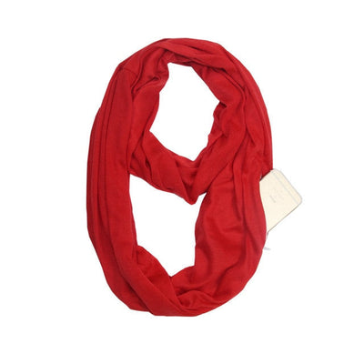 Infinity Scarf with Hidden Pocket – Travel Scarf with Zip Pocket