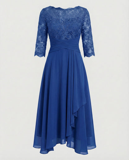 Women's Midi Dress – Relaxed Regular-Fit Stretch Dress