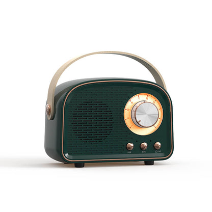 Vintage Bluetooth Speaker with FM Radio