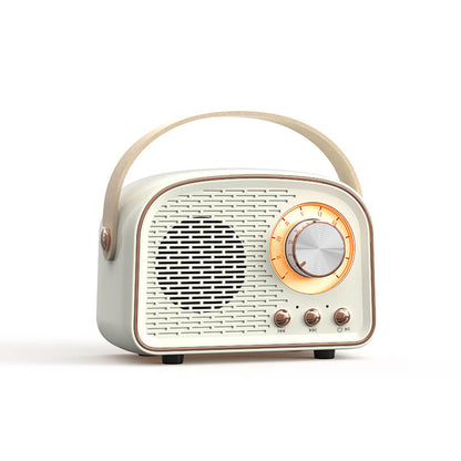 Vintage Bluetooth Speaker with FM Radio