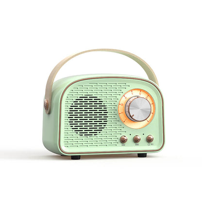 Vintage Bluetooth Speaker with FM Radio