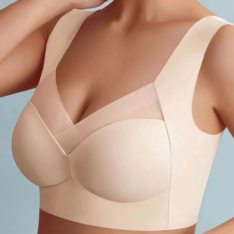 Women's seamless wireless bra