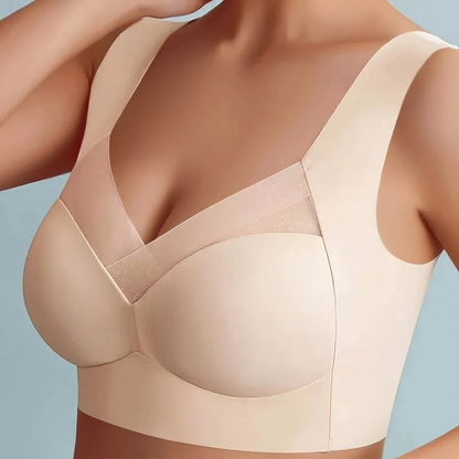 Women's seamless wireless bra