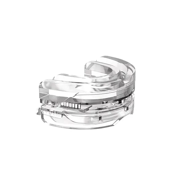 Anti-snoring adjustable silicone mouthpiece
