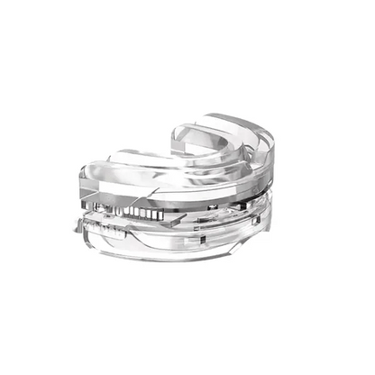 Anti-snoring adjustable silicone mouthpiece