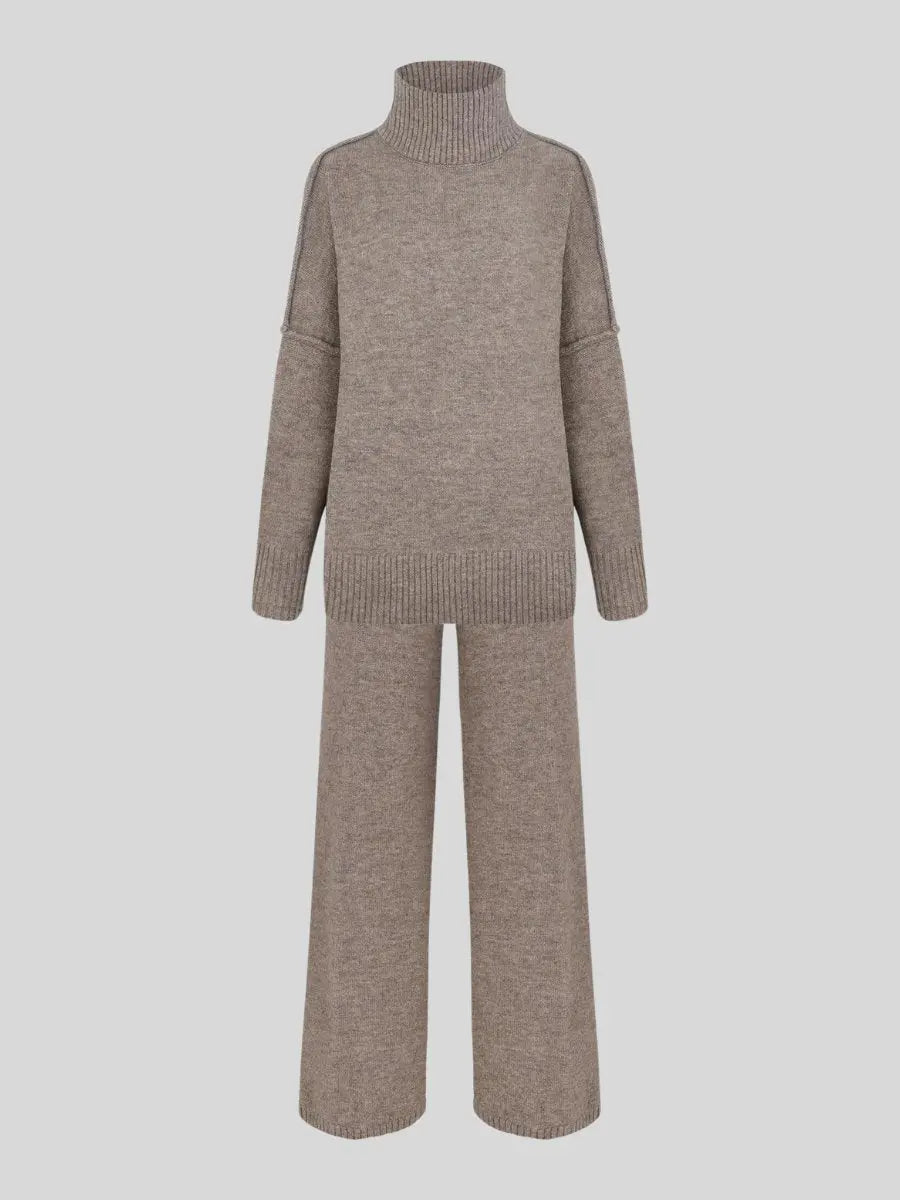 Women's matching knit set - back