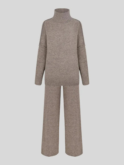Women's matching knit set - back
