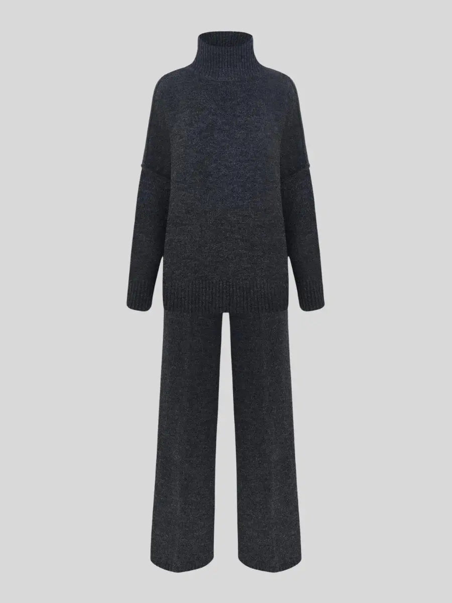 Women's soft knit two-piece set