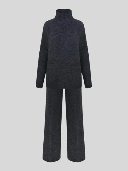 Women's soft knit two-piece set