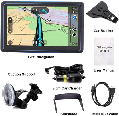 7-inch sat nav GPS navigation system for cars and trucks