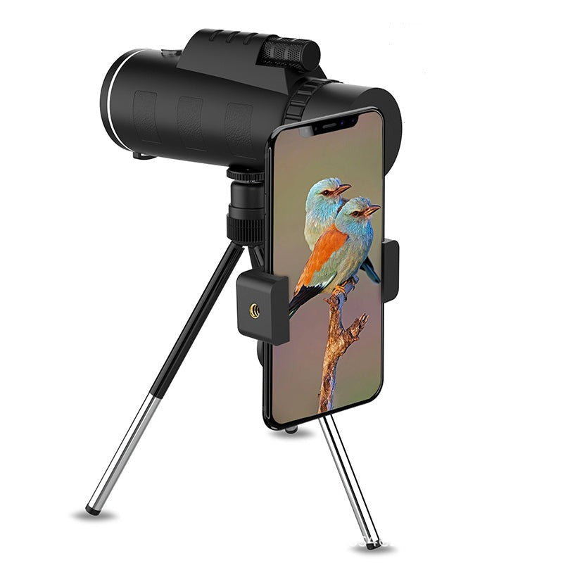 Smartphone Telescope – 500x Zoom Monocular with Clamp
