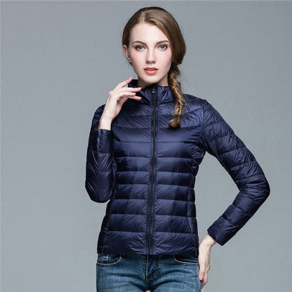 Women's lightweight urban puffer jacket