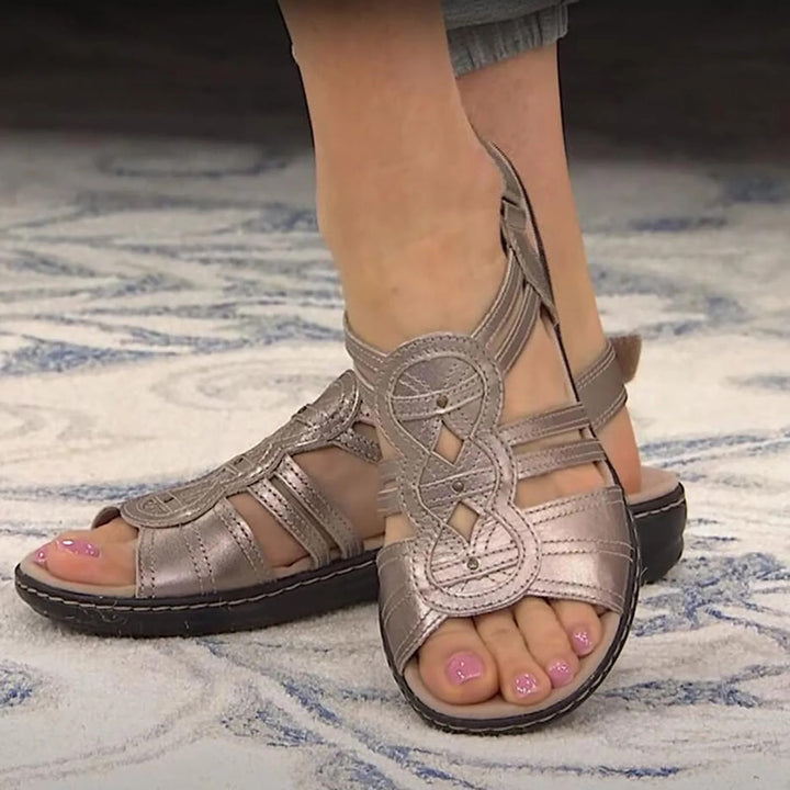 Ergonomic Sandals for Women, Arch Support Comfort Sandals with Contoured Footbed