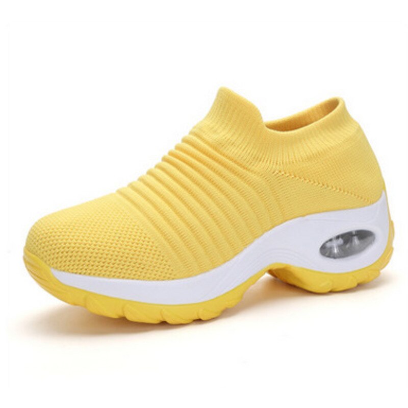 Women's air-sole walking trainers