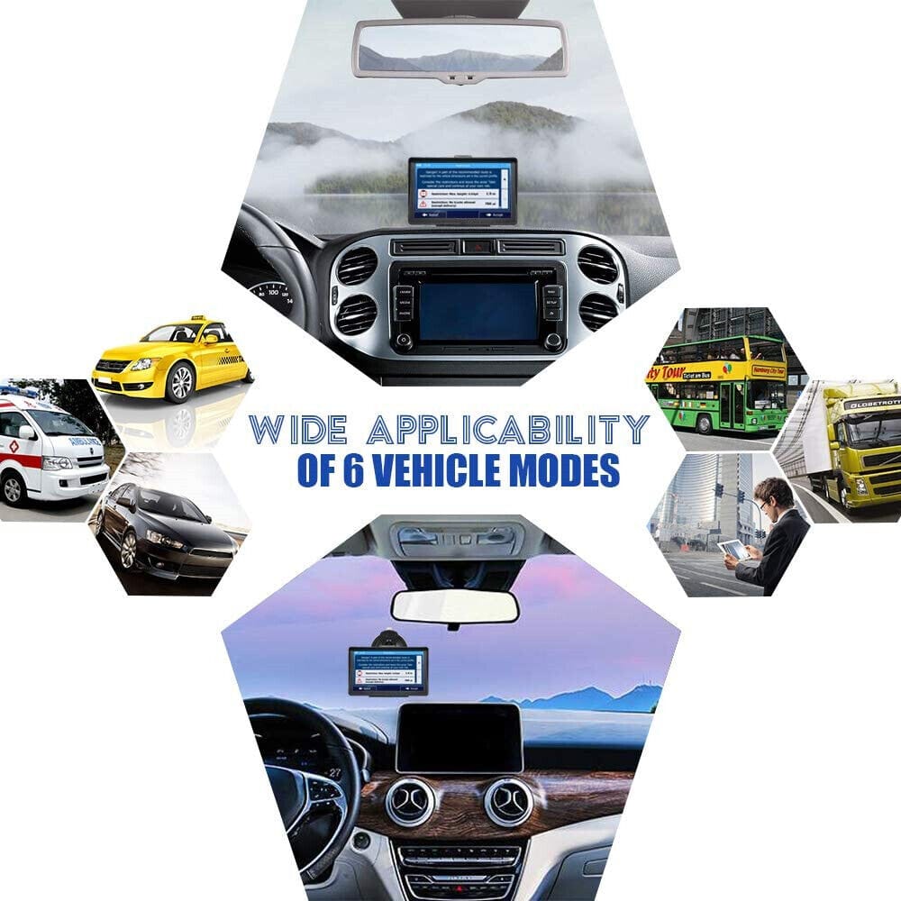 7-inch sat nav GPS navigation system for cars and trucks