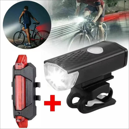 Bike Light Set – USB Rechargeable Front & Rear Cycling Lights