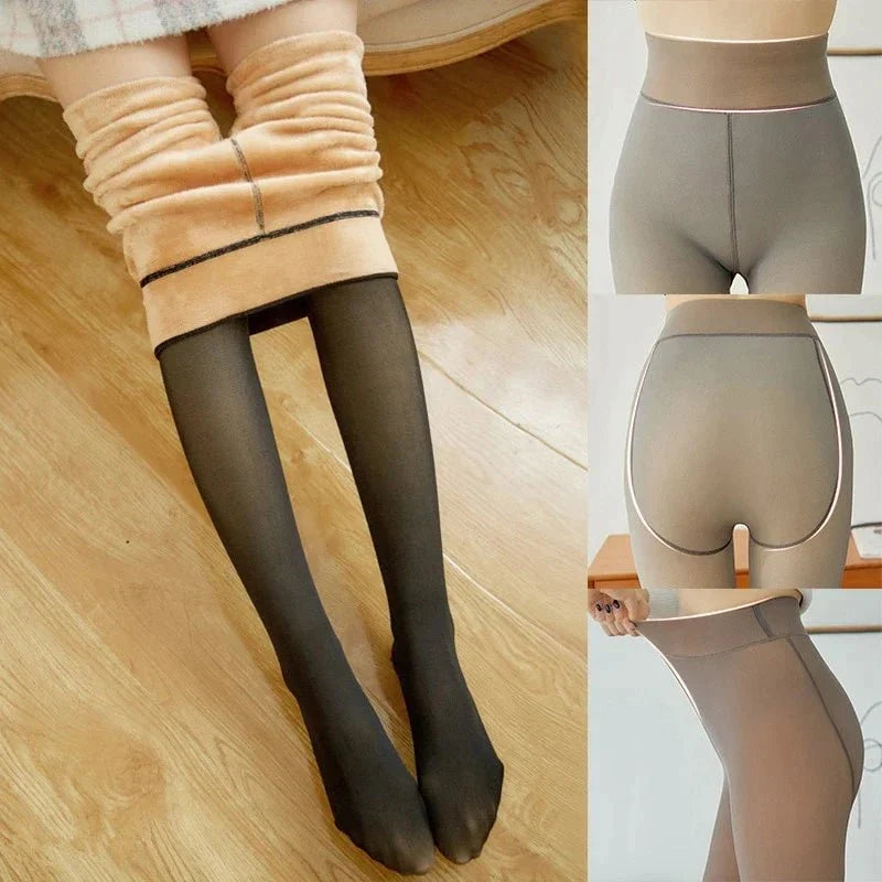 Women's Thermal Leggings – Fleece-Lined Winter Tights