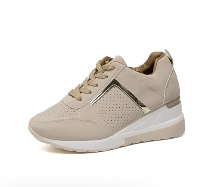 Women's comfort cushioned trainers - front