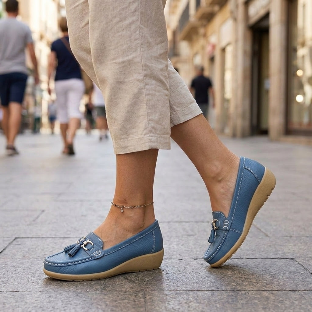 Women's Orthopaedic Shoes – Cushioned Comfort Loafers with Arch Support