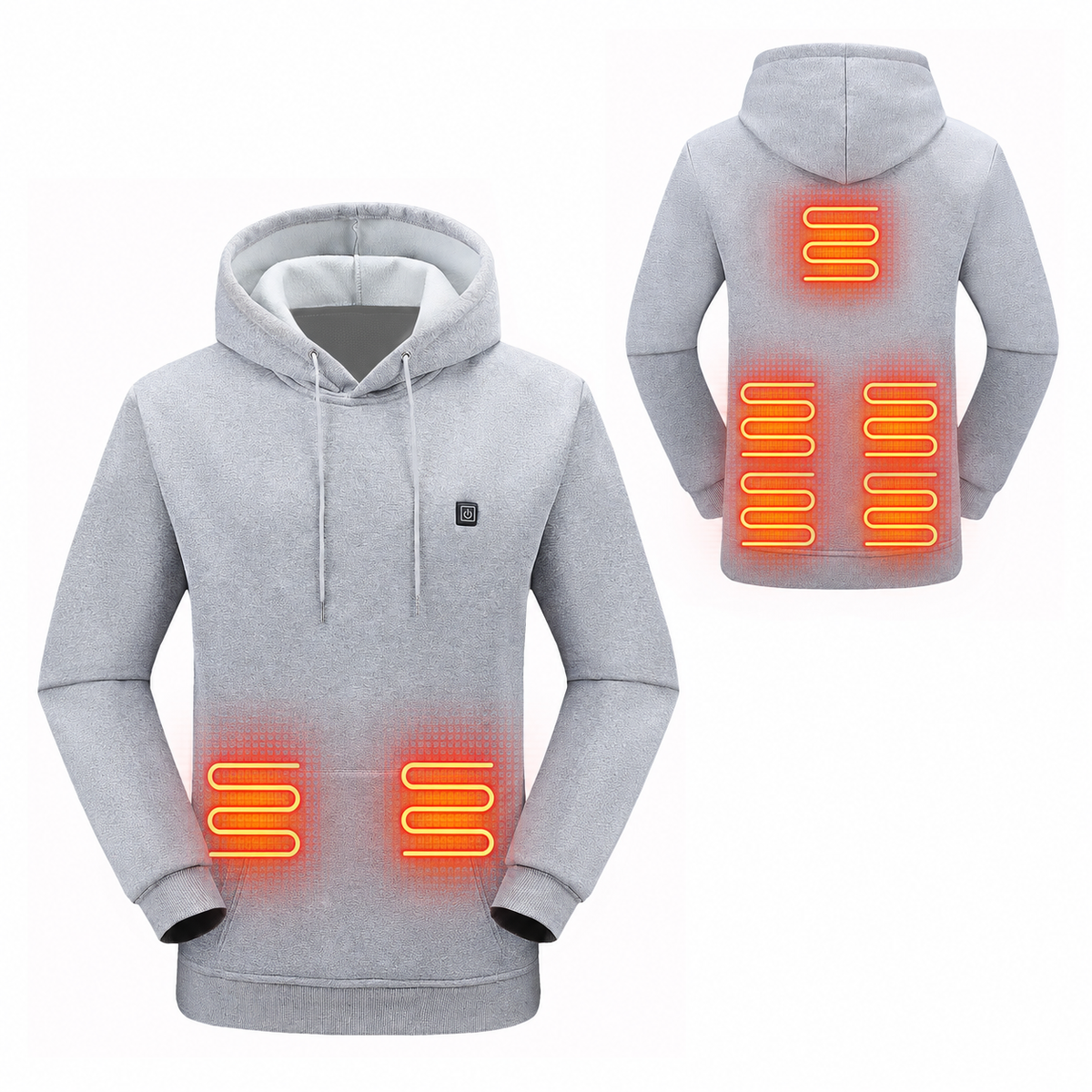 Women's Heated Hoodie – Hooded Jacket with 7 Heat Zones