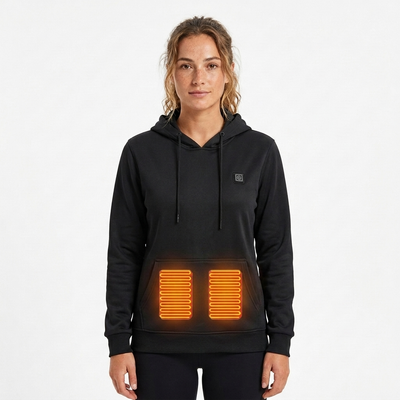 Women's Heated Hoodie – Hooded Jacket with 7 Heat Zones