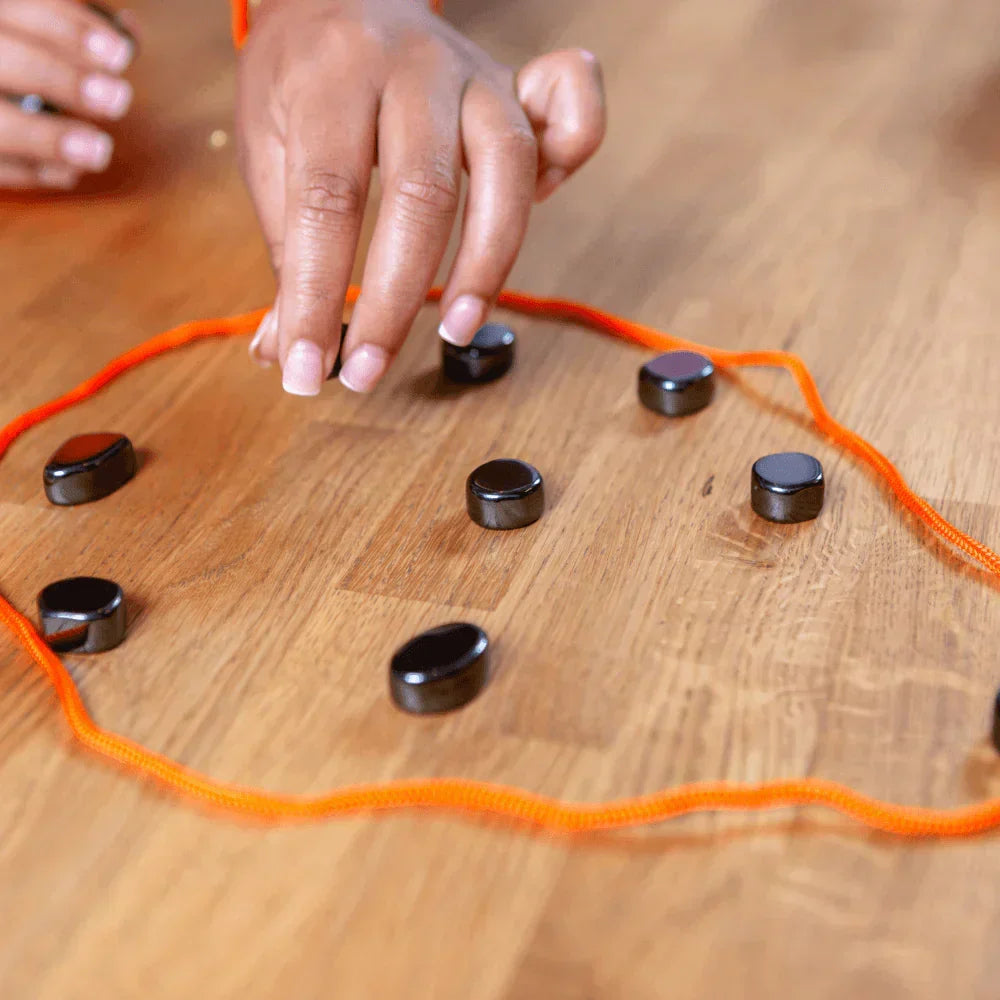 Magnetic tactic strategy game